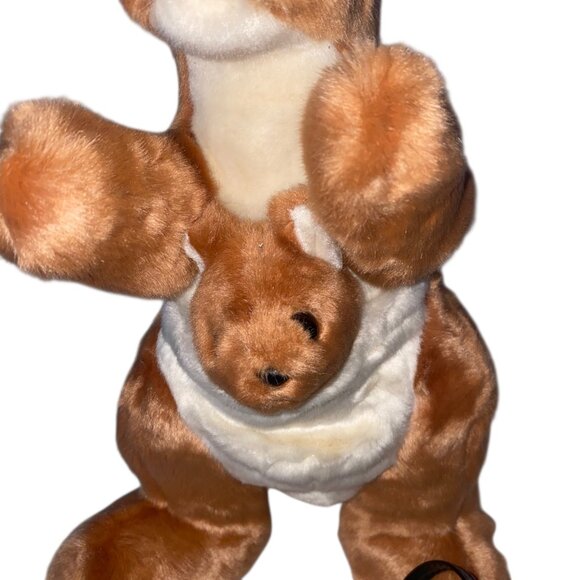 Ty Beanie Buddy 2000 Pouch The Kangaroo Plush Toy w/Baby Joey - Picture 9 of 15